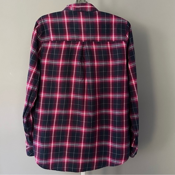 Sonoma Goods For Life The Everyday Shirt Plaid Tunic - Picture 3 of 3